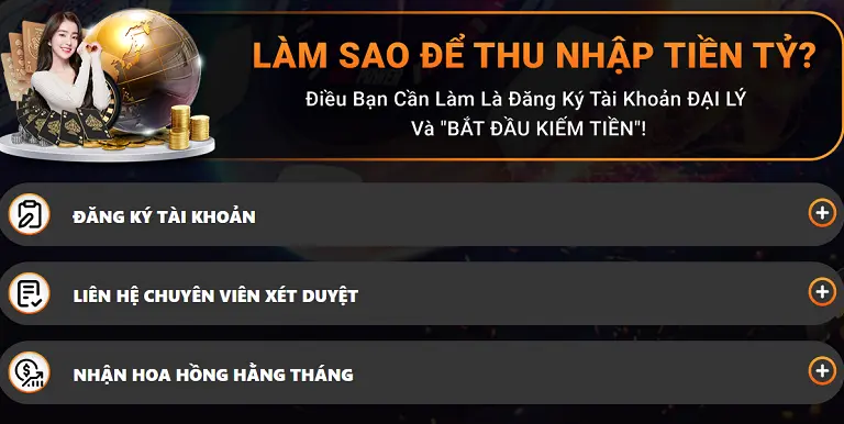 Thủ tục mở tài khoản làm đại lý 789Bet 