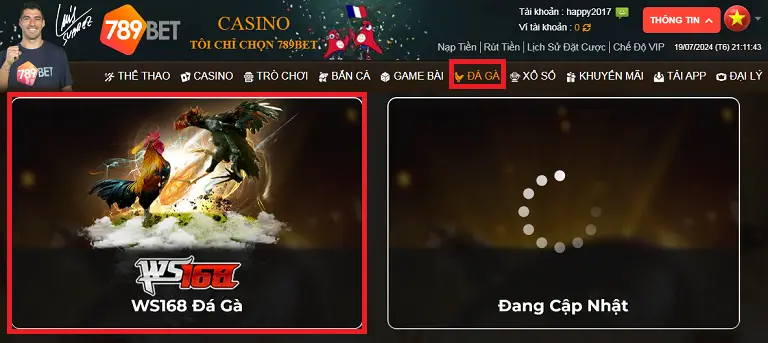 Hướng dẫn cá cược đá gà 789bet 