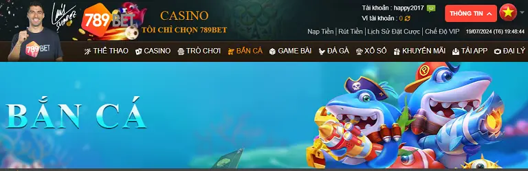 Bắn Cá 789Bet – Sân chơi lý tưởng của các game thủ chuyên nghiệp 