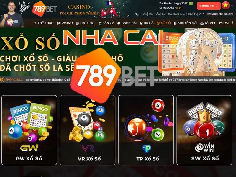 Xổ số 789bet - Nơi thỏa mãn niềm đam mê số học của anh em cược thủ