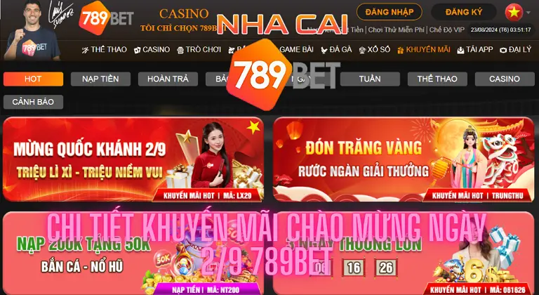 hi tiết khuyến mãi chào mừng ngày 2/9 789bet